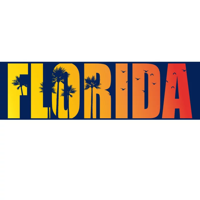 Florida Sunshine Logo Bumper Sticker