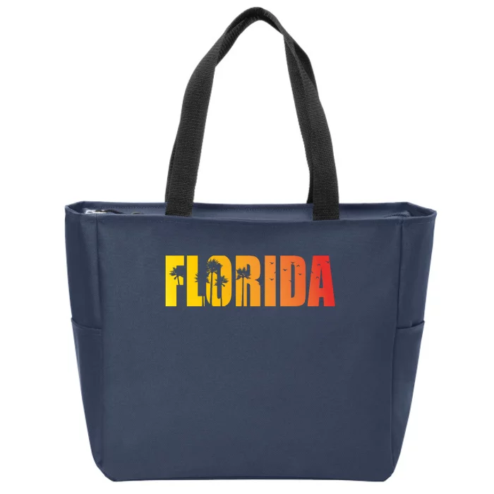 Florida Sunshine Logo Zip Tote Bag