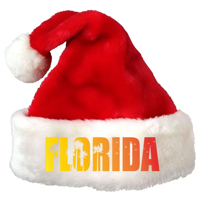 Florida Sunshine Logo Premium Christmas Santa Hat