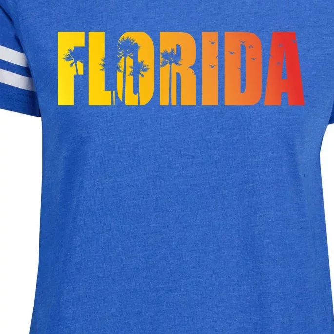 Florida Sunshine Logo Enza Ladies Jersey Football T-Shirt