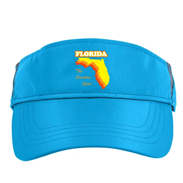 Florida The Sunshine State Adult Drive Performance Visor