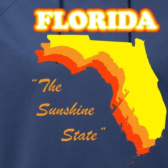 Florida The Sunshine State Performance Fleece Hoodie