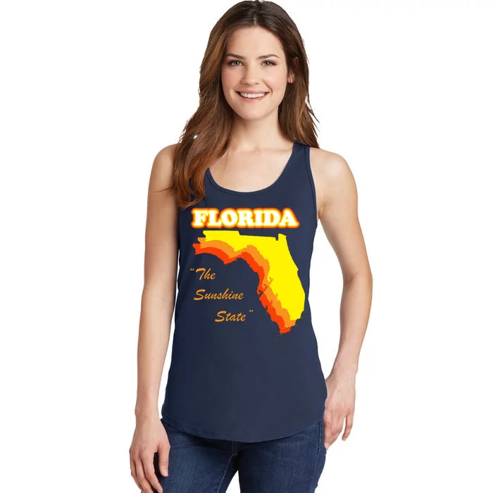 Florida The Sunshine State Ladies Essential Tank