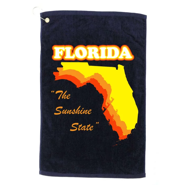 Florida The Sunshine State Platinum Collection Golf Towel