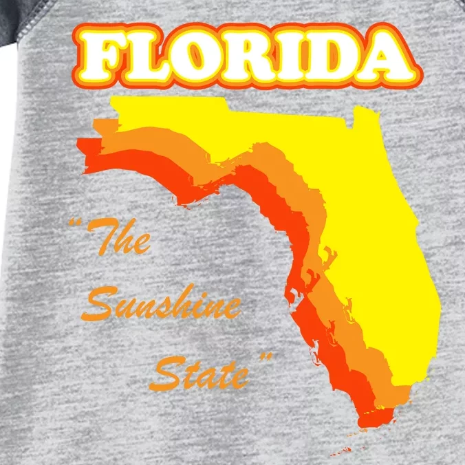 Florida The Sunshine State Infant Baby Jersey Bodysuit