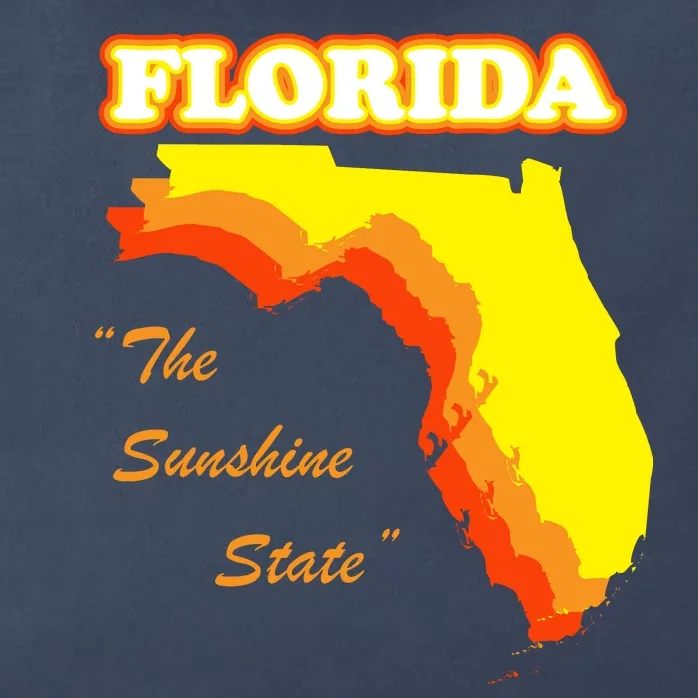 Florida The Sunshine State Zip Tote Bag