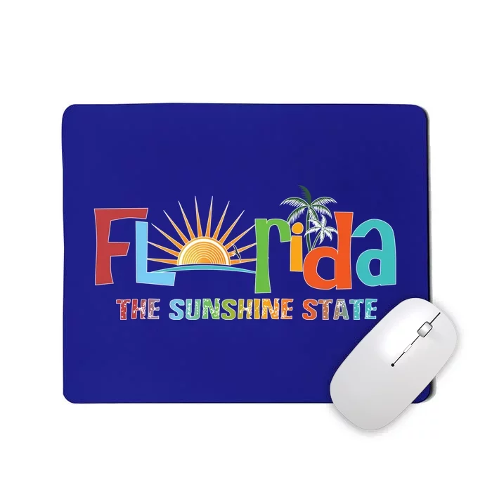 Florida The Sunshine State Colorful Mousepad