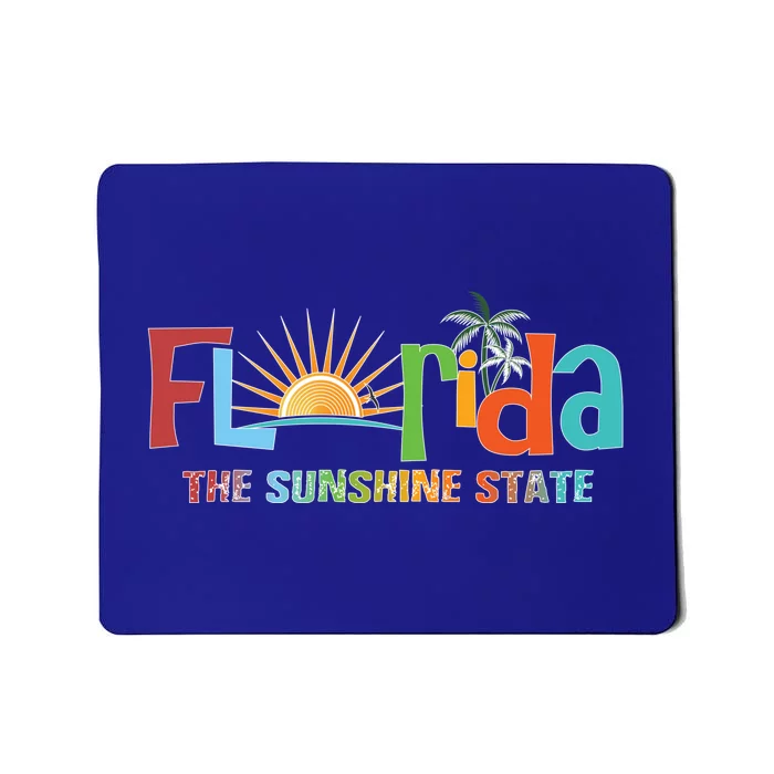 Florida The Sunshine State Colorful Mousepad