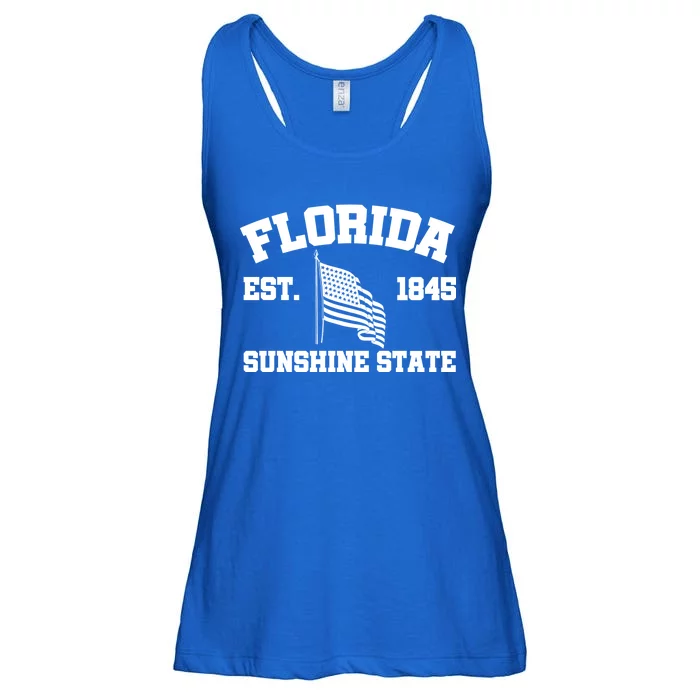 Florida The Sunshine State Est. 1845 Ladies Essential Flowy Tank