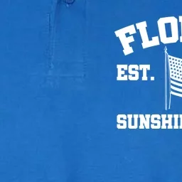 Florida The Sunshine State Est. 1845 Softstyle Adult Sport Polo