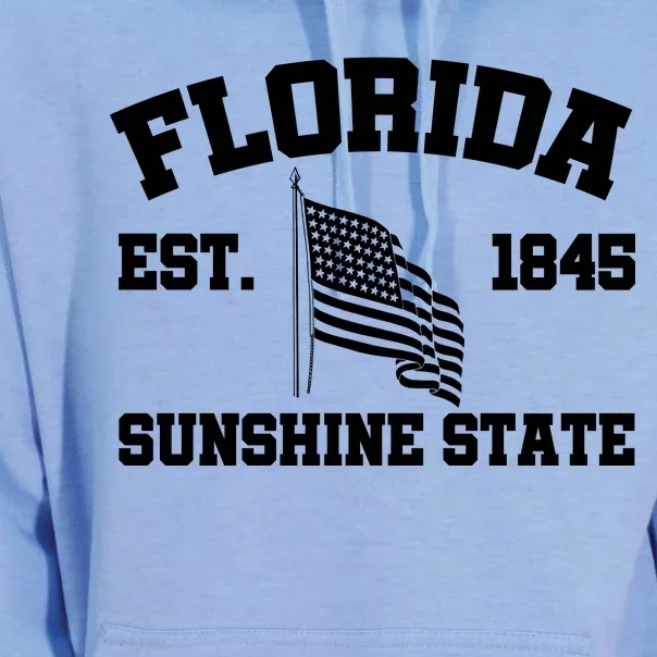 Florida The Sunshine State Est. 1845 Unisex Surf Hoodie