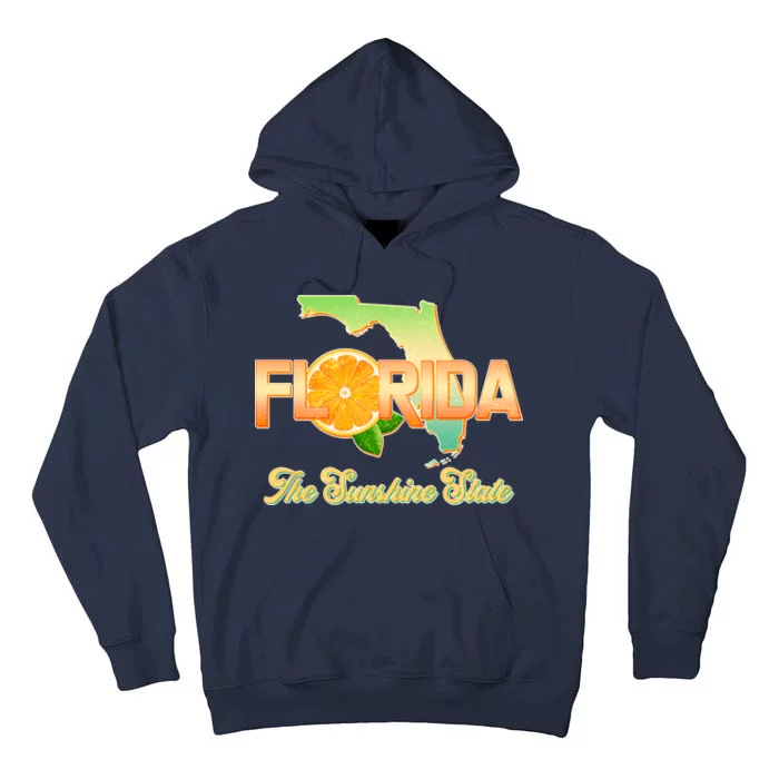 Florida The Sunshine State Orange Logo Tall Hoodie