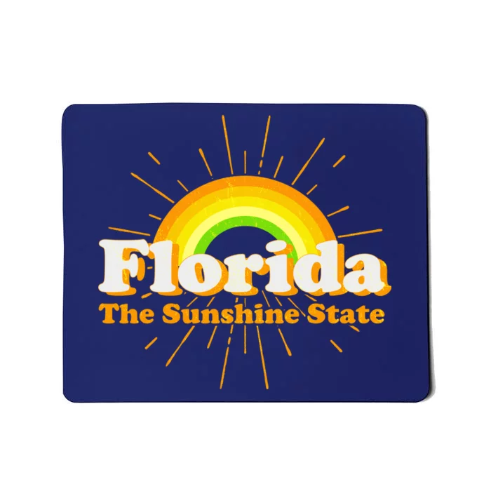 Florida The Sunshine State Rainbow Mousepad