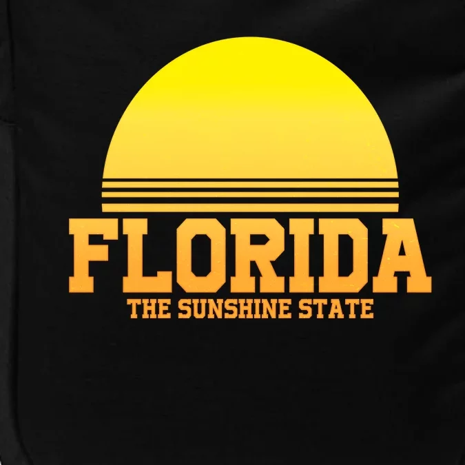 Florida The Sunshine State Retro Sun Impact Tech Backpack