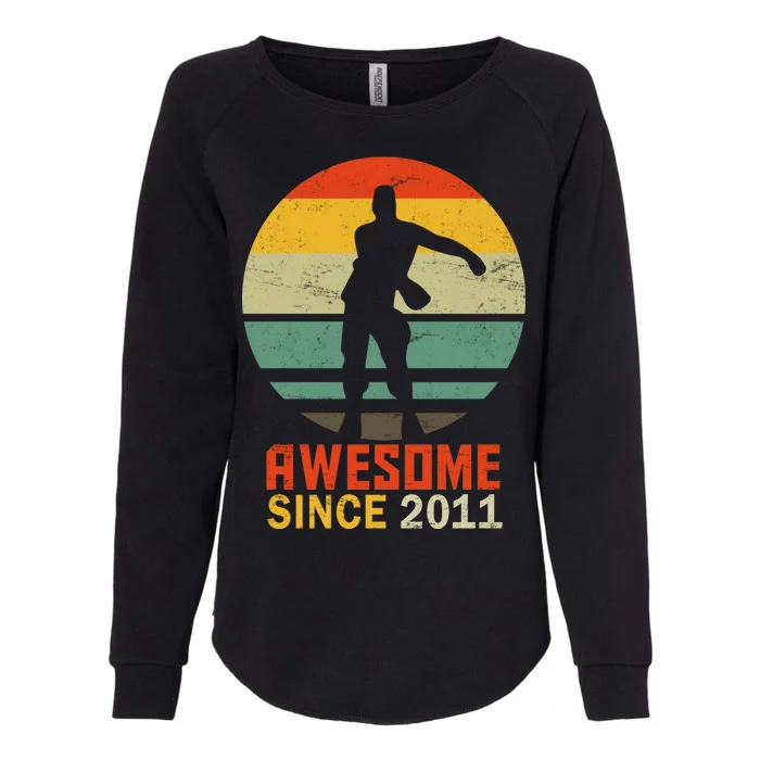 Floss Dance 8th Birthday Awesome Since 2011 Womens California Wash Sweatshirt