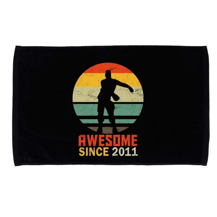 Floss Dance 8th Birthday Awesome Since 2011 Microfiber Hand Towel