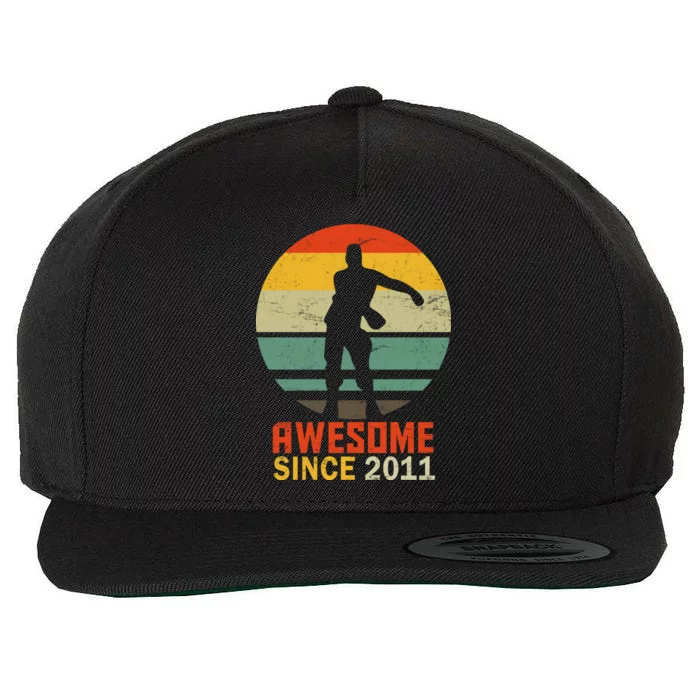 Floss Dance 8th Birthday Awesome Since 2011 Wool Snapback Cap