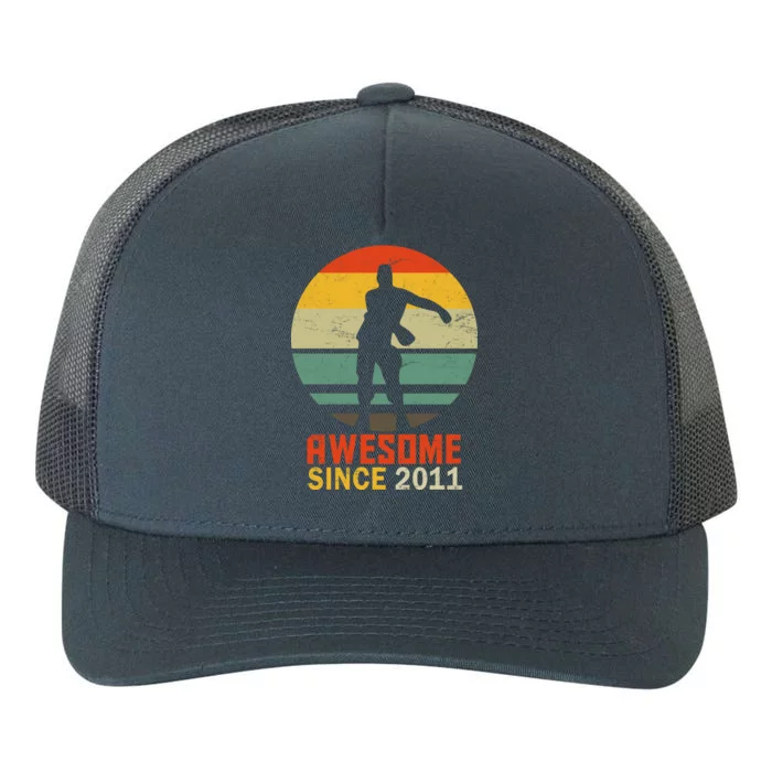 Floss Dance 8th Birthday Awesome Since 2011 Yupoong Adult 5-Panel Trucker Hat