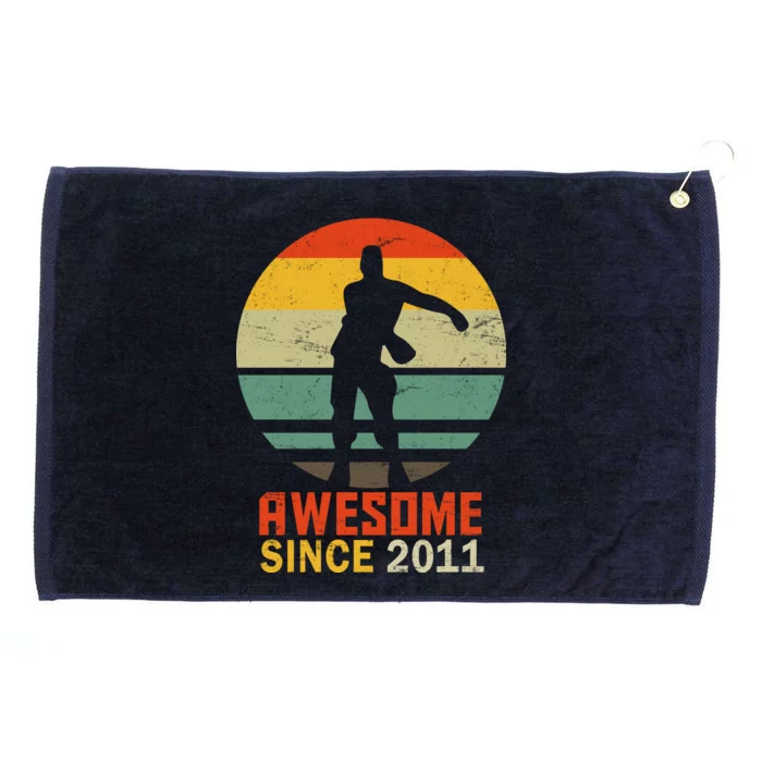 Floss Dance 8th Birthday Awesome Since 2011 Grommeted Golf Towel