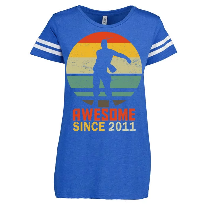 Floss Dance 8th Birthday Awesome Since 2011 Enza Ladies Jersey Football T-Shirt