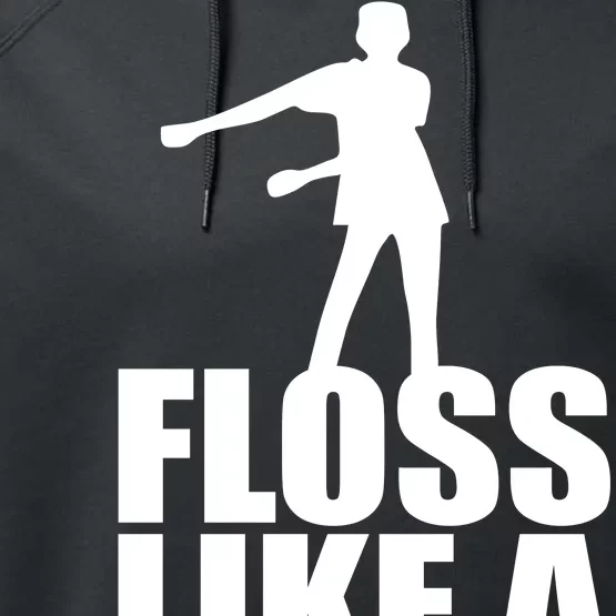 Floss Like A Boss Dance Logo Performance Fleece Hoodie