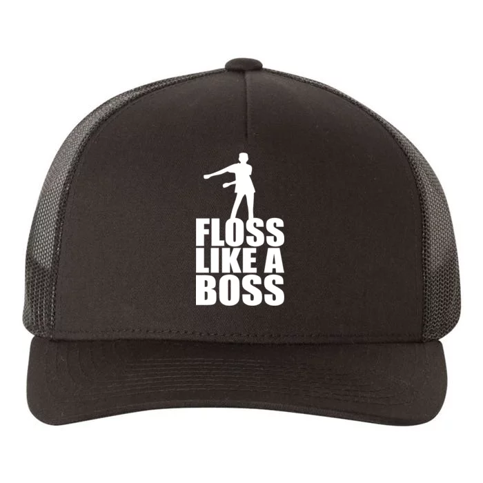 Floss Like A Boss Dance Logo Yupoong Adult 5-Panel Trucker Hat