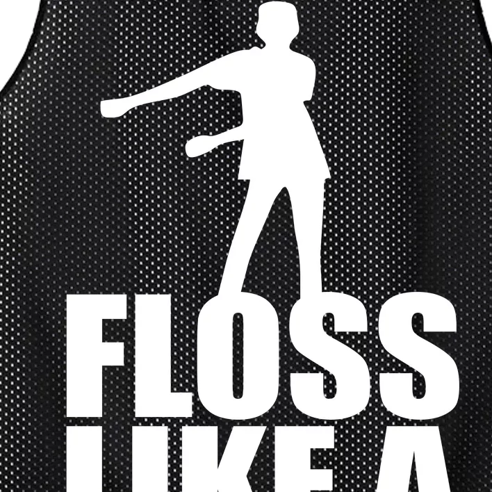 Floss Like A Boss Dance Logo Mesh Reversible Basketball Jersey Tank