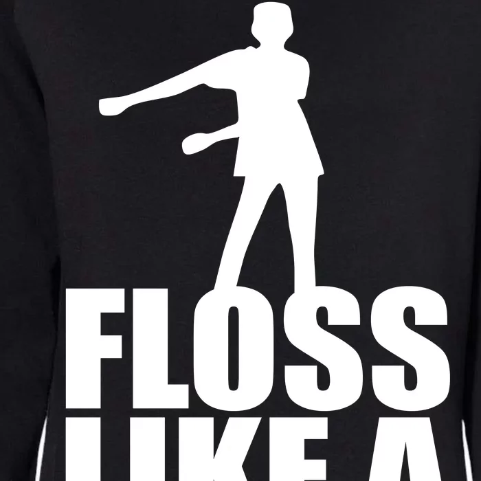 Floss Like A Boss Dance Logo Womens California Wash Sweatshirt