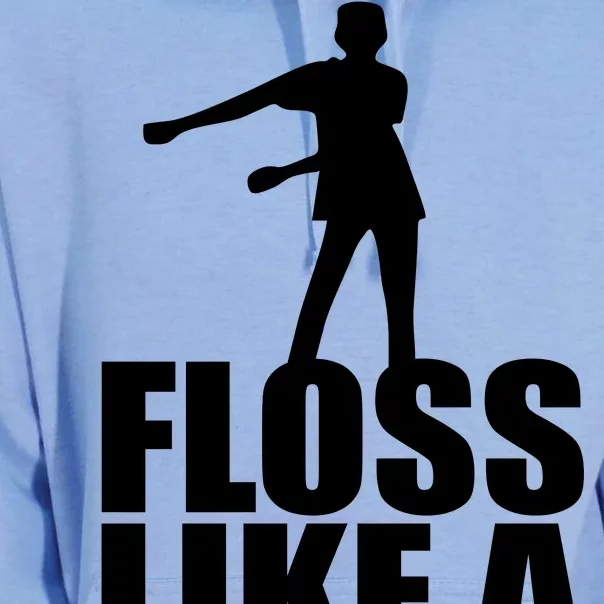 Floss Like A Boss Dance Logo Unisex Surf Hoodie