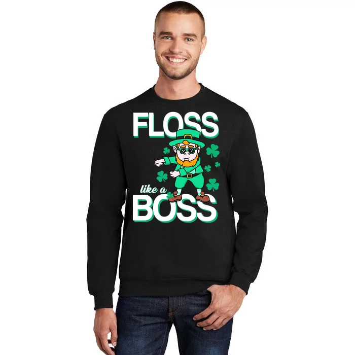 Floss Like A Boss Leprechaun Sweatshirt