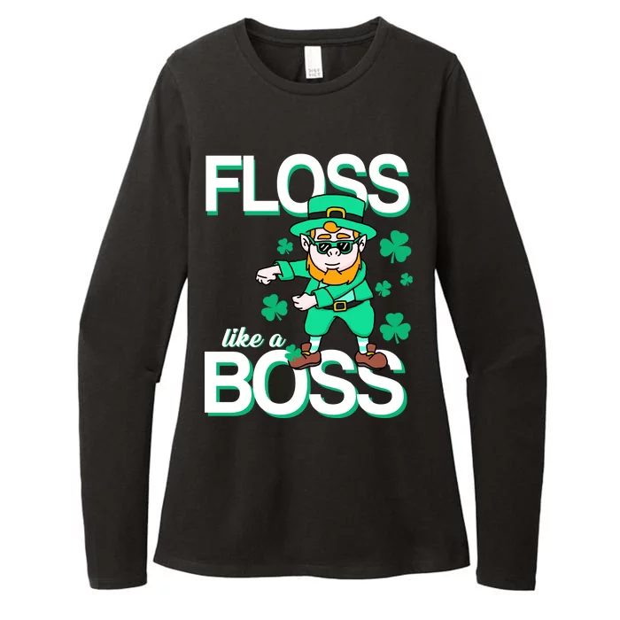 Floss Like A Boss Leprechaun Womens CVC Long Sleeve Shirt