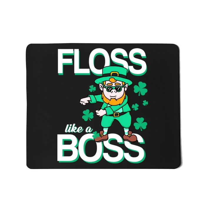 Floss Like A Boss Leprechaun Mousepad