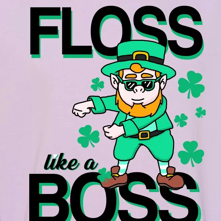 Floss Like A Boss Leprechaun Garment-Dyed Sweatshirt