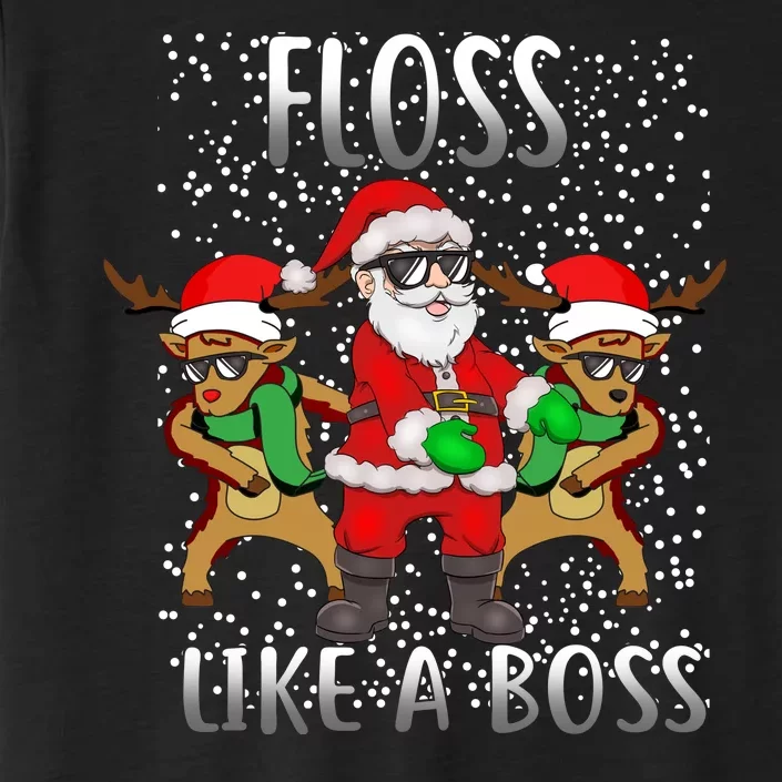 Floss like a Boss Santa Reindeer ChromaSoft Performance T-Shirt