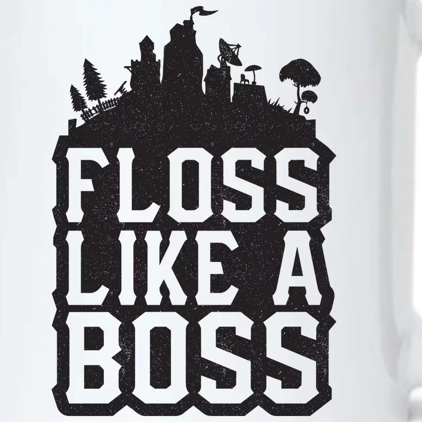 Floss Like A Boss Tower Funny Black Color Changing Mug