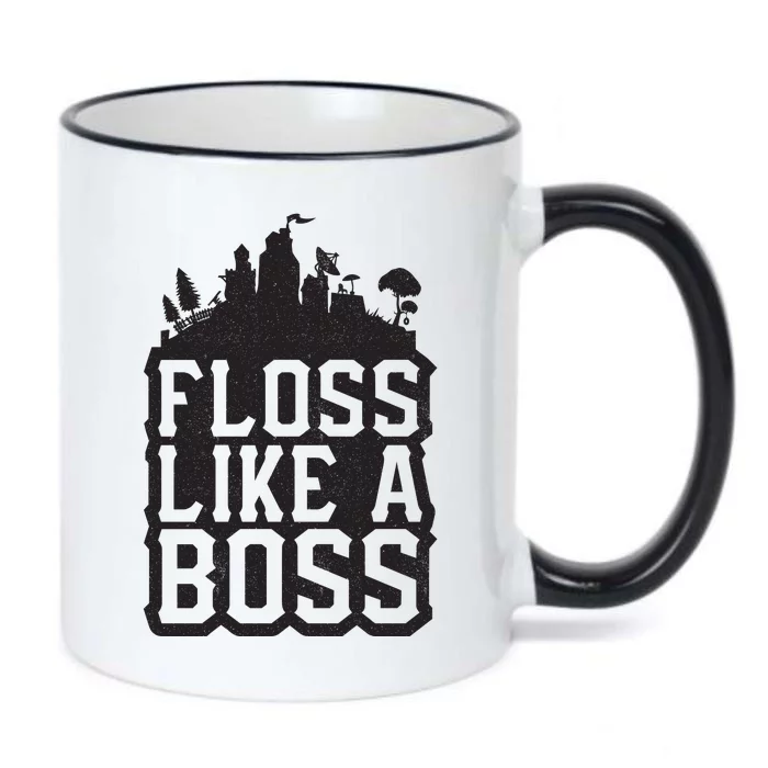 Floss Like A Boss Tower Funny Black Color Changing Mug