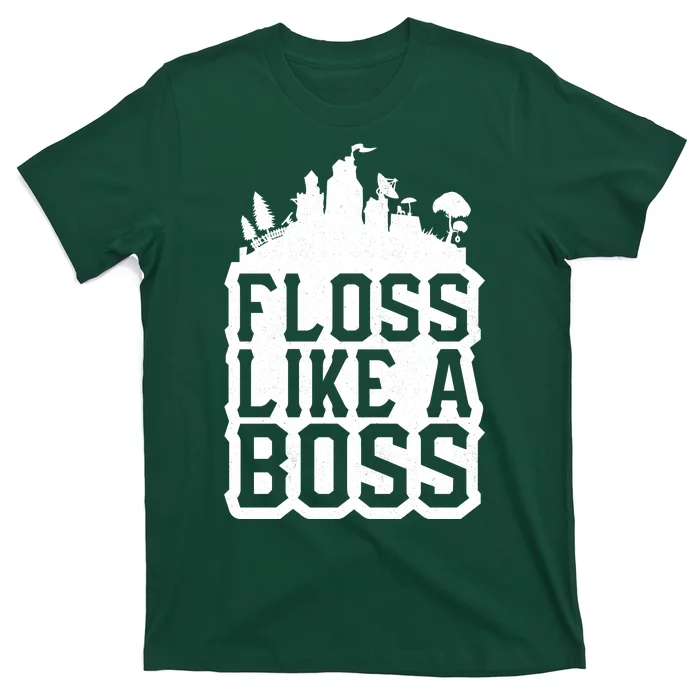 Floss Like A Boss Tower Funny T-Shirt