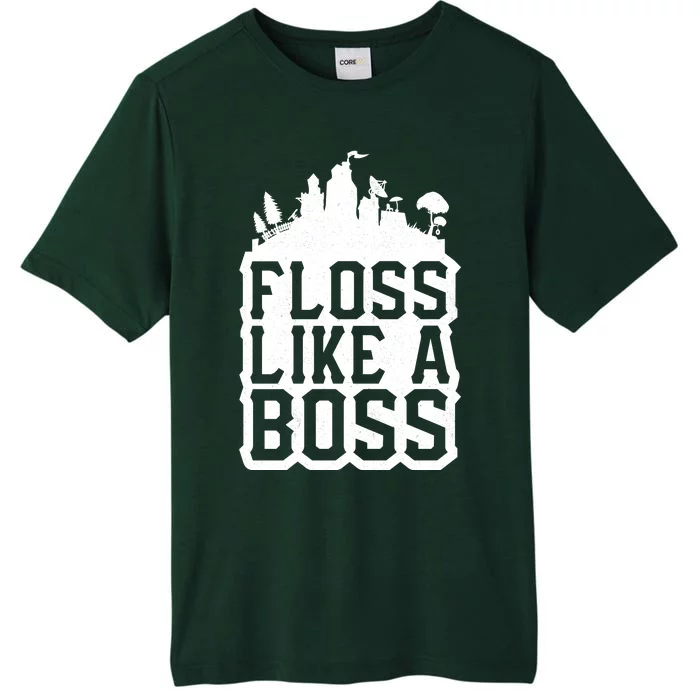 Floss Like A Boss Tower Funny ChromaSoft Performance T-Shirt