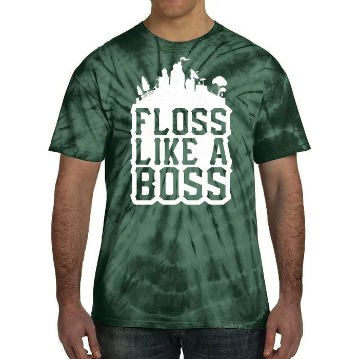 Floss Like A Boss Tower Funny Tie-Dye T-Shirt