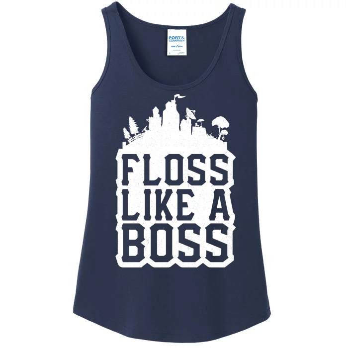 Floss Like A Boss Tower Funny Ladies Essential Tank