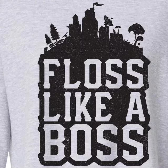 Floss Like A Boss Tower Funny Cropped Pullover Crew