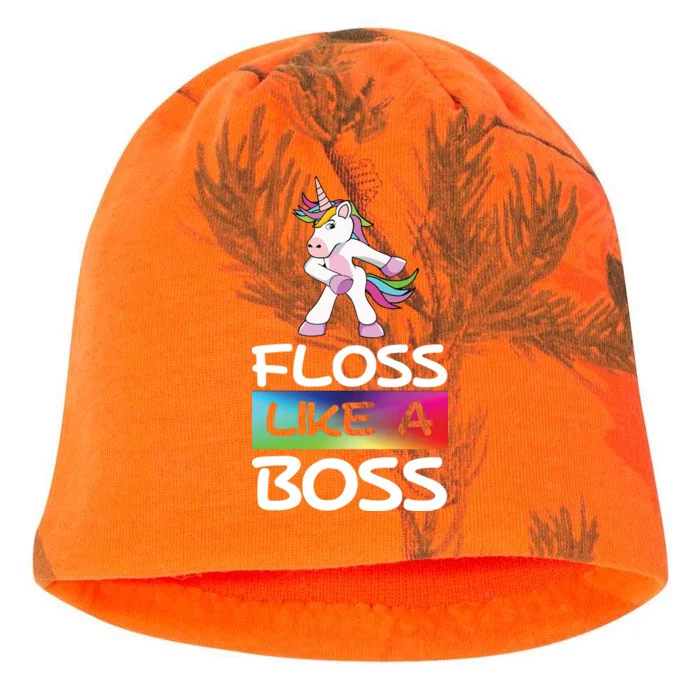 Floss Like a Boss Unicorn Rainbow Kati - Camo Knit Beanie