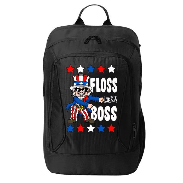 Floss Like A Boss USA 4th of July City Backpack