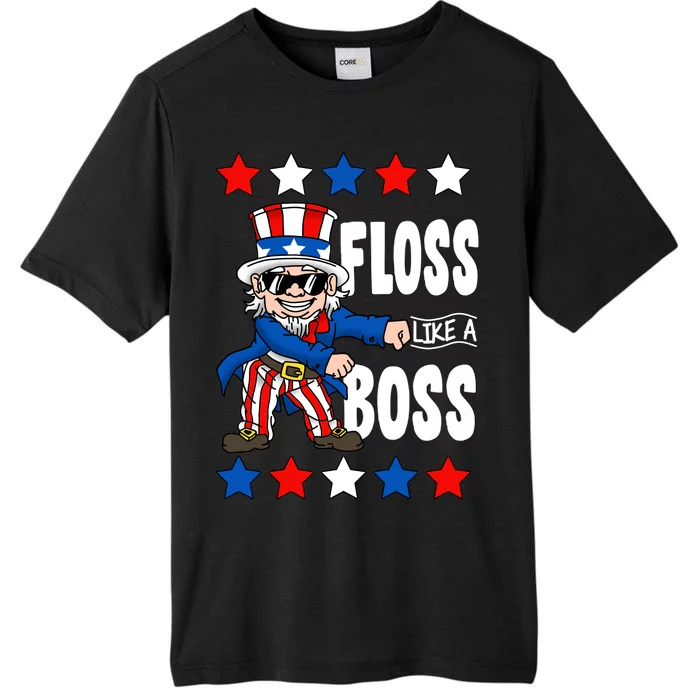 Floss Like A Boss USA 4th of July ChromaSoft Performance T-Shirt