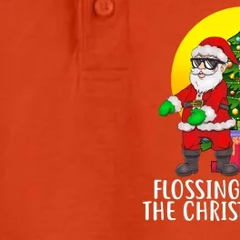 Flossing Around The Christmas Tree Dry Zone Grid Performance Polo