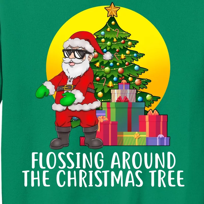 Flossing Around The Christmas Tree Sweatshirt