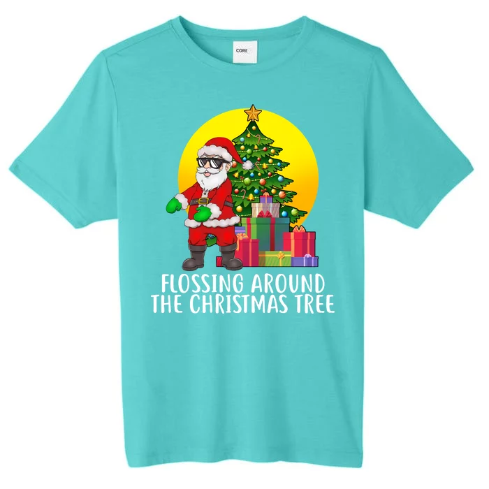 Flossing Around The Christmas Tree ChromaSoft Performance T-Shirt