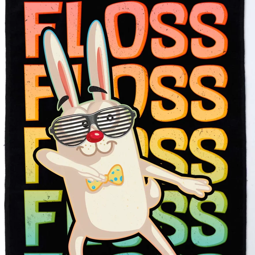 Flossing Easter Bunny Platinum Collection Golf Towel