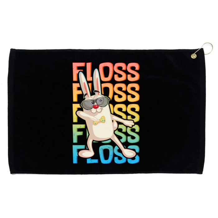 Flossing Easter Bunny Grommeted Golf Towel