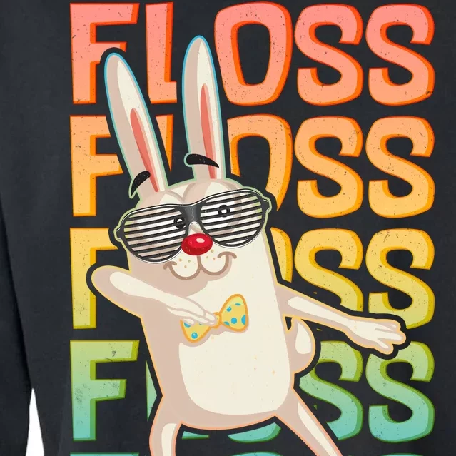 Flossing Easter Bunny Cropped Pullover Crew